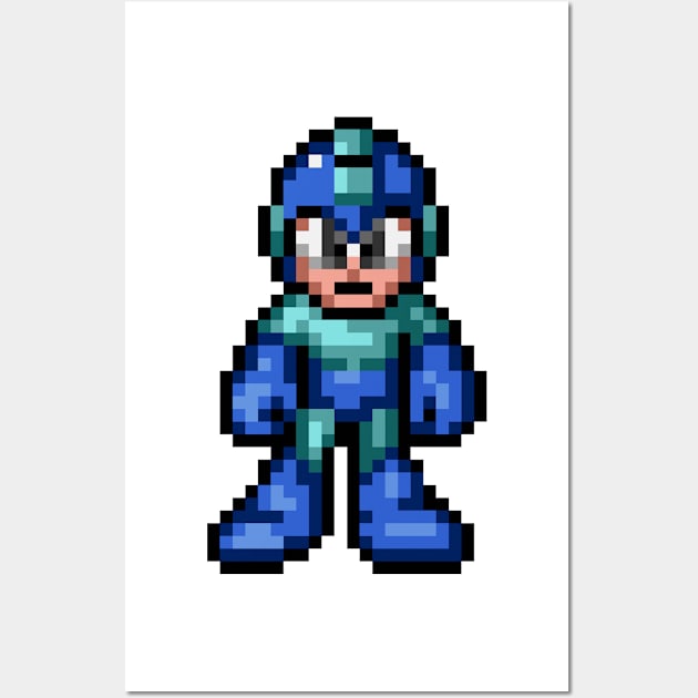 Mega Man Wall Art by SpriteGuy95